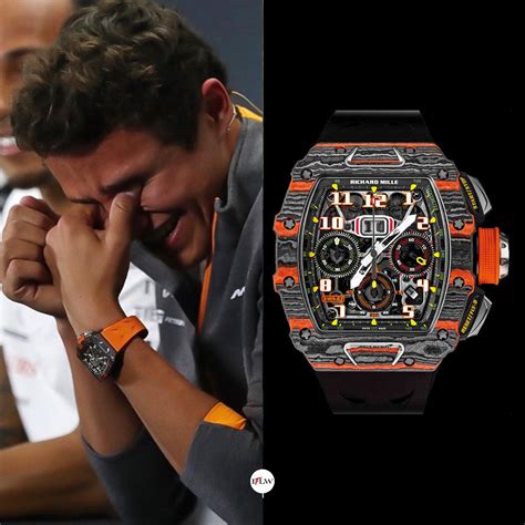 lando norris richard mille|Lando Norris headlocks.